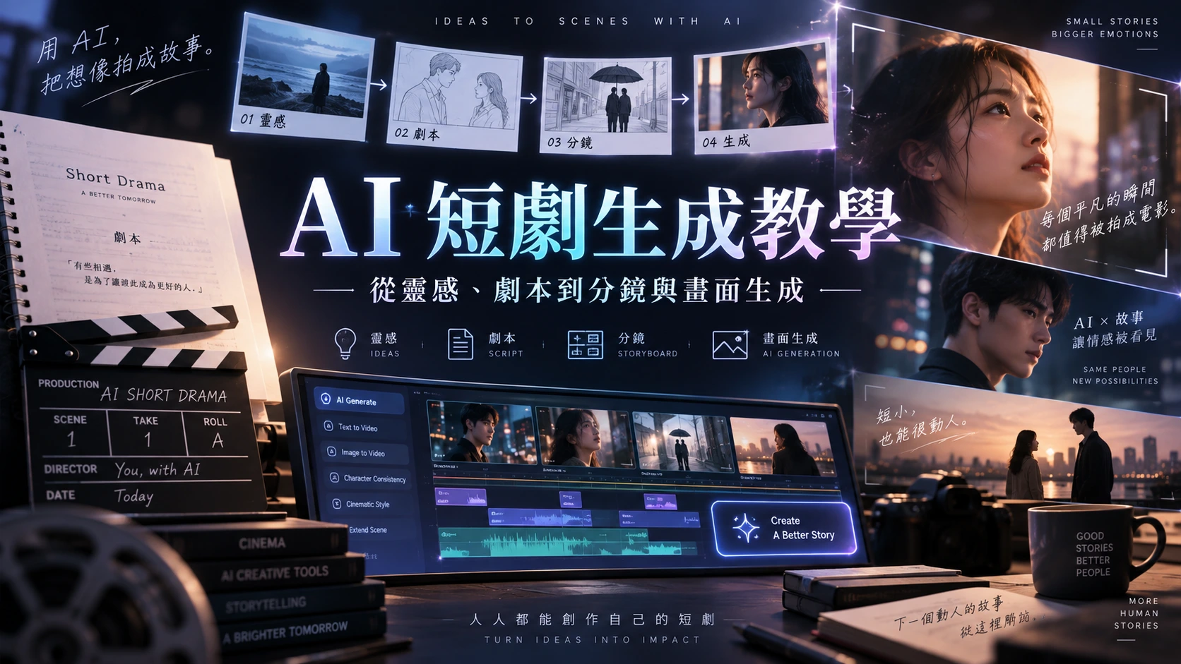 AI 短劇教學 從分鏡到成片一氣呵成！解密 Seedance、Wan 3.0 與 MiniMax H3 影片模型